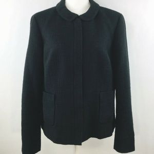 Talbots Womens Blazer Black Career Jacket